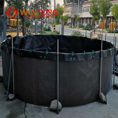 Shrimp Farm  Geomembrane Hdpe  Plastic Fish Farm Tank  Biofloc Fish Tank