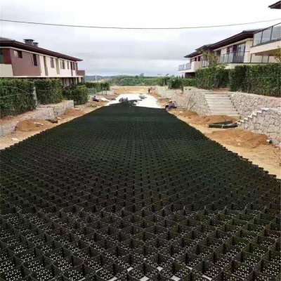 gravel stabilizer geocell honeycomb gravel grid  gravel mats